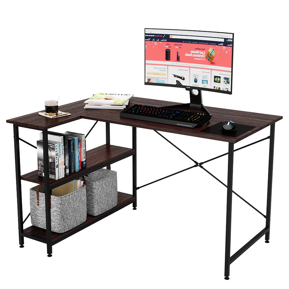 17 Stories Atia LShaped Metal Base Computer Desk & Reviews Wayfair