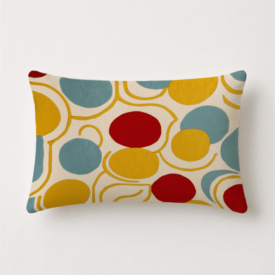 Jaunty Curve Indoor And Outdoor Pillow