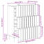 Engineered Wood Rectangle Accent Chest-1431897230