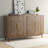 Thaddeus Carved 4-Door Sideboard with Adjustable Shelves