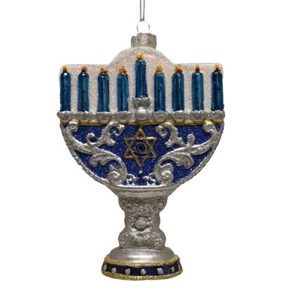 5'' Glass Hanging Figurine Ornament