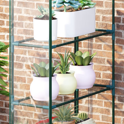 Outsunny 2.5 Ft. W x 4.5 Ft. D Hobby Greenhouse