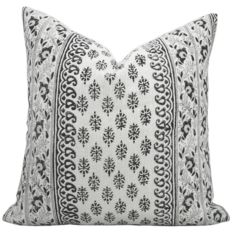 Coussin décoratif décoratif fait à la main avec coussin décoratif, H 16 po x l 16 po