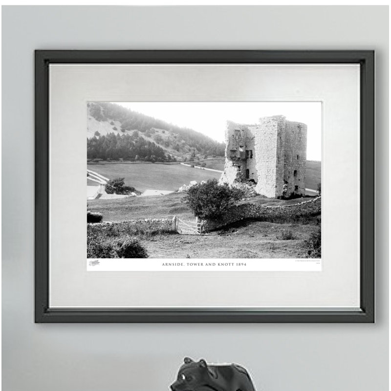 Arnside, Tower And Knott 1894 by Francis Frith - Single Picture Frame Print, 40cm H x 50cm W x 2.3cm D