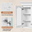 Pharmacie murale 40 "avec miroir et tablettes