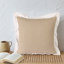 Coussin à fermeture à glissière géométrique 100% coton 20 po x 20 po-99955066-99955069