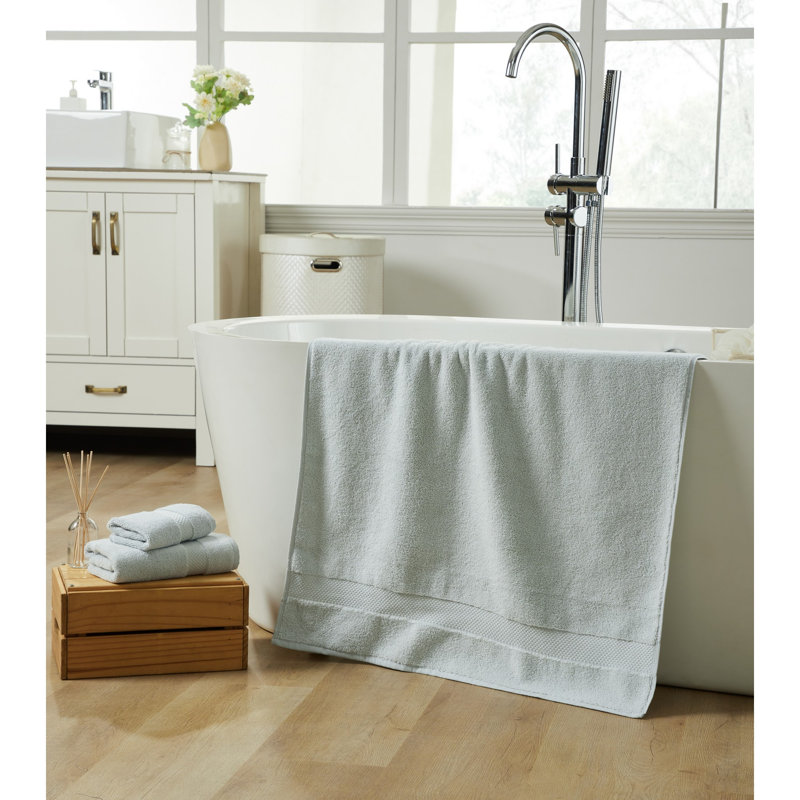 Splash 100% Cotton Zero Twist Towel Set, Bath Towels, Hand Towels & Washcloths, 550 GSM Soft Absorbent Towels for Bathroom, Spa & Daily Use, OEKO-TEX Certified, 20 Pack, Blue