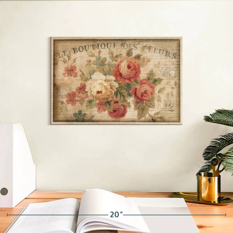 Harnek Parisian Flowers III, H 8 po x l 12 po