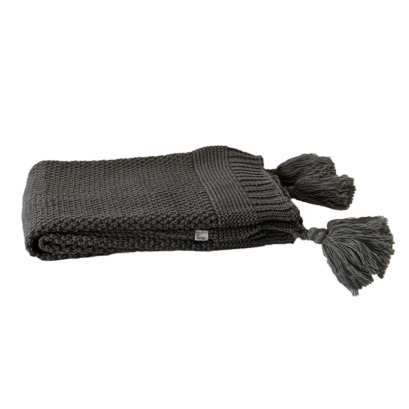 Jeté Cozy # 8, Gris