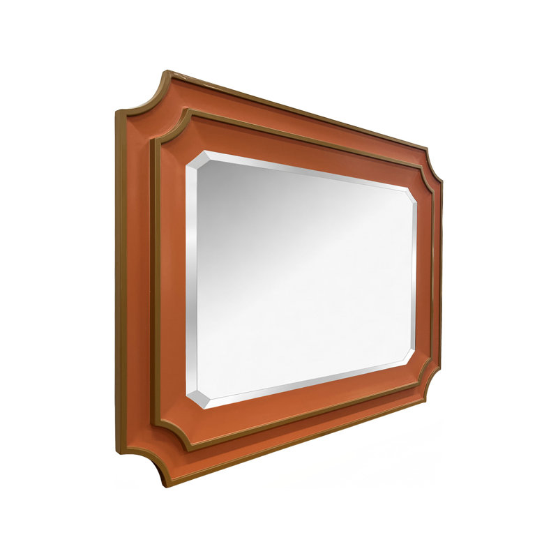 Dante Accent Mirror, Orange
