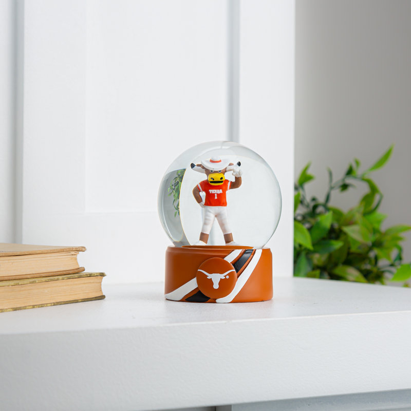 Sports Licensed 5" Mascot Water Snow Globe, University of Texas