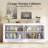 Farmhouse Sideboard Buffet Cabinet With Barn Doors, Console Table With Adjustable Shelves – White