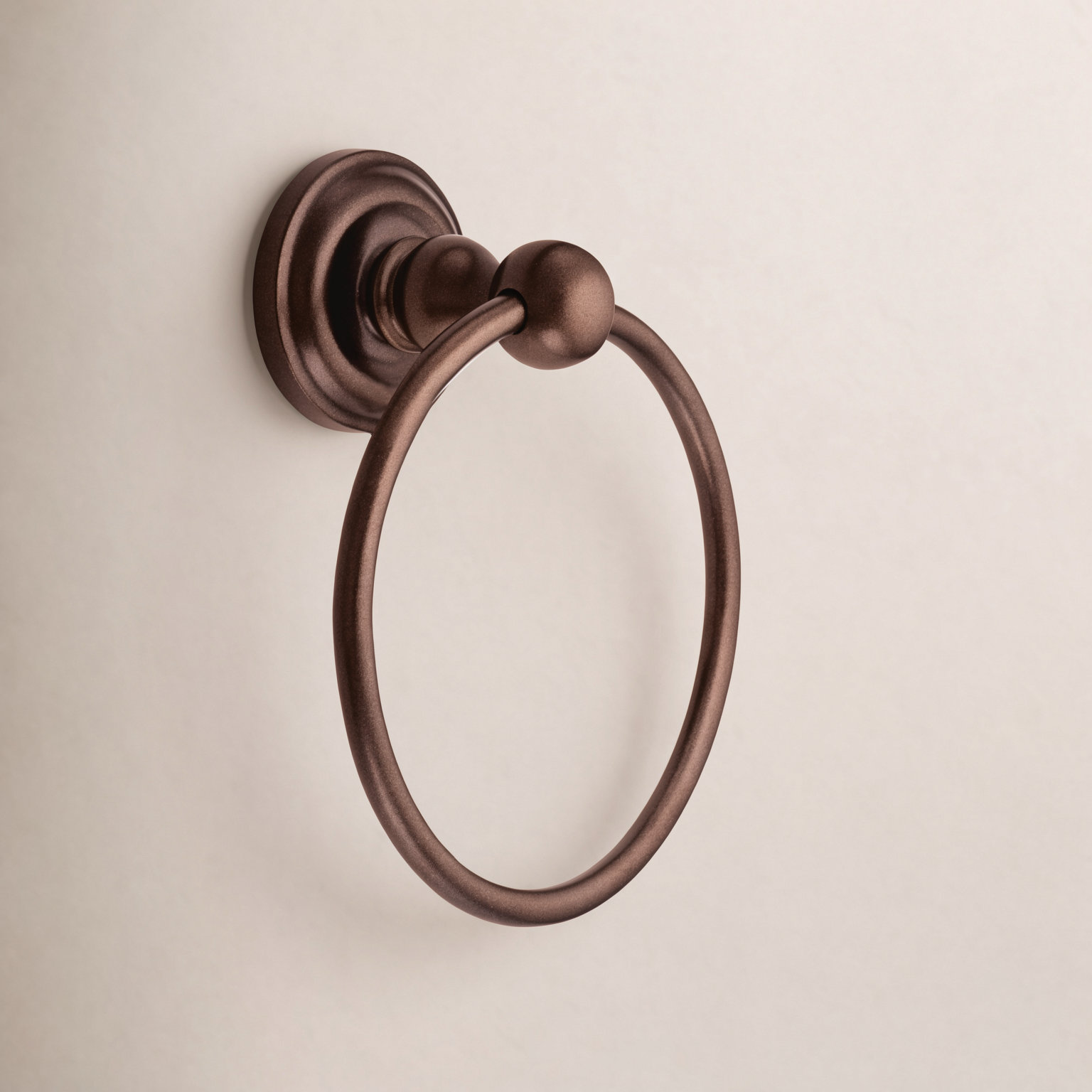 Madison Wall Mounted Towel Ring, Old World Bronze