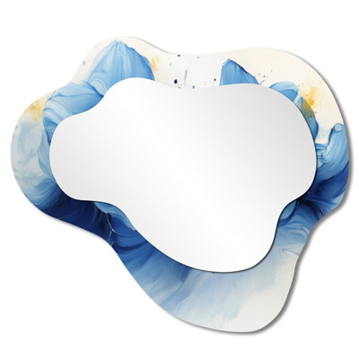 Blanc sur velours bleu jonquilles Bloom I