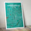 « minneapolis city map », reproduction d’impression sur affiche en nature-31737259
