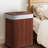 Natural Bamboo Laundry Hamper With Lid & Handles, Removable Liner, Ideal For Bathroom, Bedroom, Laundry Room-1284519477-1284519478