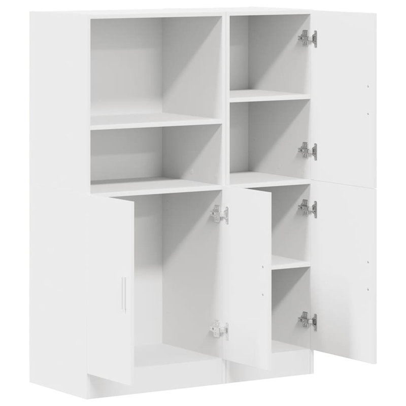 1 131.5cm Kitchen Pantry, White