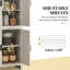 Spacieuse armoire de rangement autoportante