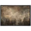 «Rustic Forest Silhouette with Textured Sky», reproduction d'art sur toile encadrée-409201648-409201651