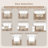 Non-Slip Washable Stain Resistant Area Rug For Living Room Bedroom Dining Room - Brown 2'X8'-1036795933-1036917135
