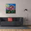  «Lets Go Glamping» par Carrie Sharp, art mural sur toile, 37 po x 37 po