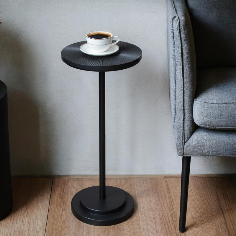 Table d'appoint noire moderne