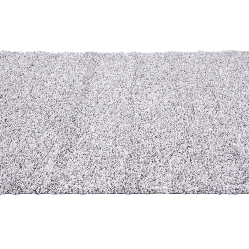 Roda Solid Colour Shag Area Rug, Rectangle 60 x 110cm