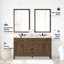 Ensemble de meuble-lavabo double 60 po avec miroir OVE Decors Tahoe-105659484-26950489