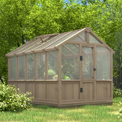 Outdoor Wooden Polycarbonate Greenhouse 6x10Ft