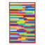 Tapis jaune tissé à rayures Mosso-1057931316