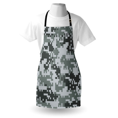 No Pattern Bib Apron