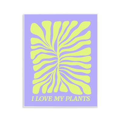  Art mural Mid-Century Love My Plants par House of Lulu
