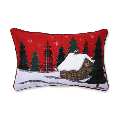  Christmas Cabin Lumbar Pillow