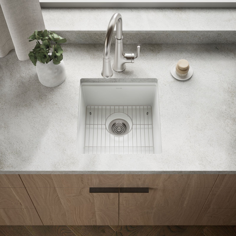 Billings Undermount Bar Sink, White