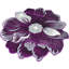 Tapis mauve à motif floral Duraisamy-1081260864