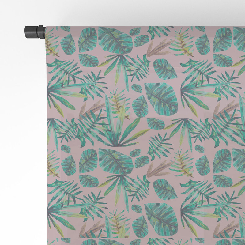 Panneau de rideau transparent pour fenêtre Natalie Baca Jungle Oh 1pc, 50 po x 84 po