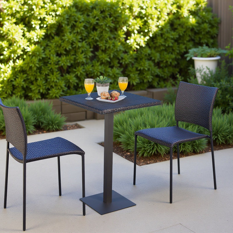 26" SQUARE BAR TABLE,MODERN STURDY STRUCTURE