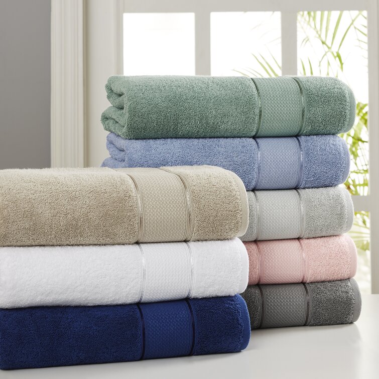 Spunloft 100% Cotton Bath Sheet Towel (Set of 4) Charlton Home Color: Charcoal