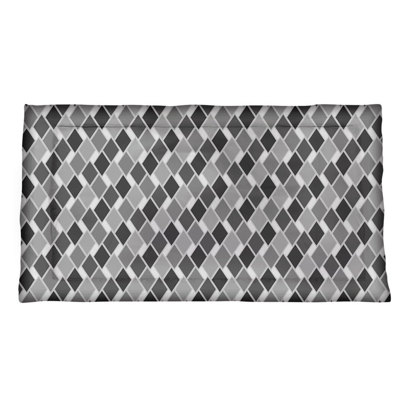 Enveloppe taie décorative Katelyn Elizabeth, Standard, Polyester, Noir