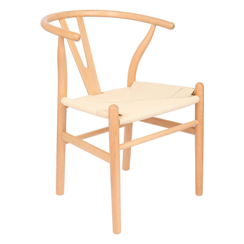Nicholas Winter Scandi Danish Style Solid Wood Dining Chairs, 1, Brown/Natural