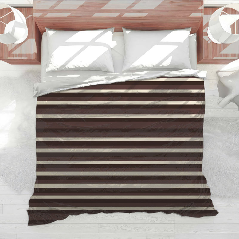 Stripes Bedding Pattern Comforter Minimalist, Twin