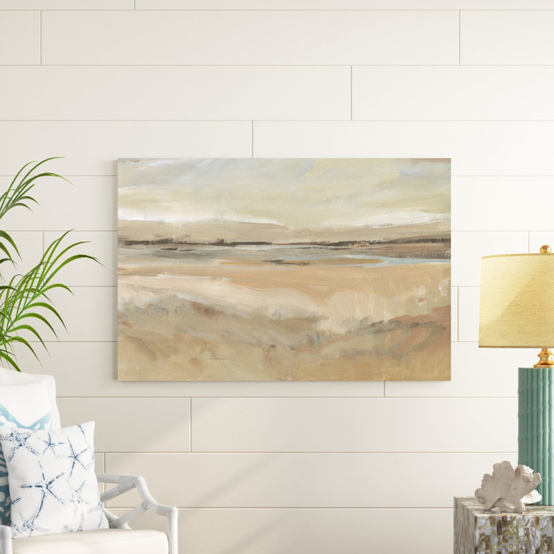 Paysage terreux II, H 32 po x l 48 po x P 1,25 po