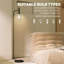 151.98 H cm Powder Coated Column Floor Lamp