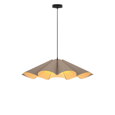 Luminaire suspendu simple 1 lumière Delfina