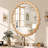 Round Wavy Wall Mirror