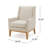 Samiya 72.39Cm Wide Polyester Armchair Mid Century modern accent chair Dimensions: 27. 50"D x 28. 50"W x 36. 50"H Some assembly required.-1441731599