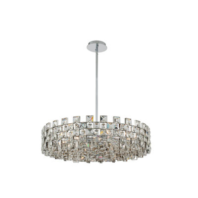 Lustre en chrome clair / clair 9 allégas Allegri