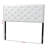 Alyse Queen White Finish Button-Tufted Upholstered Headboard, 54.25'' H X 60.50'' W-1486290561-1486290563