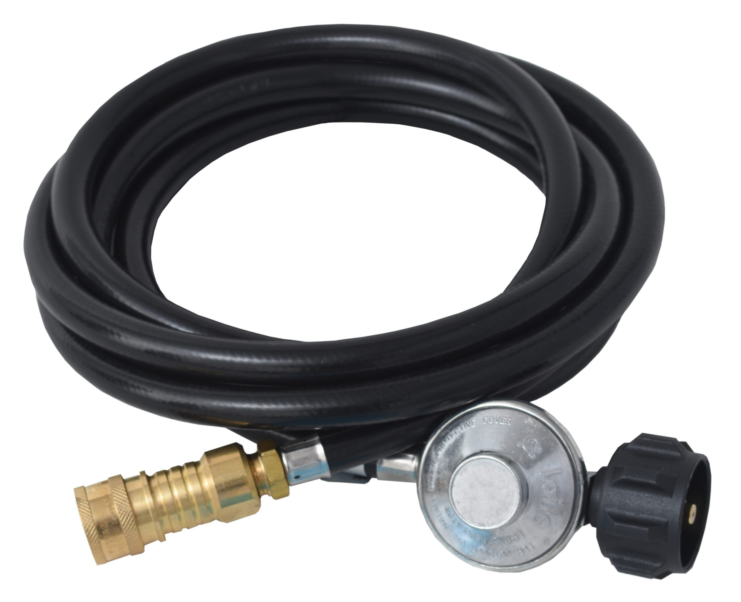 Flame King 12FT Propane Gas Quick Connect Hose Adapter 20LB Tank