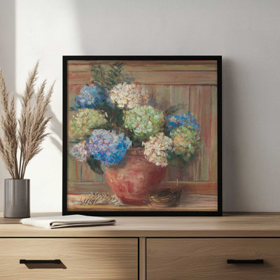 Summer Hydrangea by Carol Rowan Art Print
